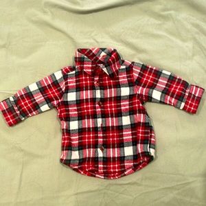 Carters button down shirt 3 months.